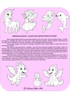 SILUETE DIN CARTON PENTRU COLORAT - PERSONAJE MAGICE