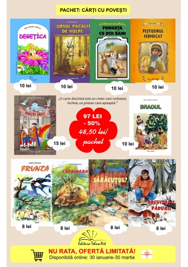 PACHET CĂRȚI CU POVEȘTI