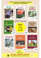 PACHET CĂRȚI CU INFORMAȚII PE TEME ȘI ILUSTRATE CU FOTOGRAFII